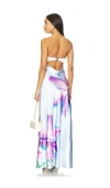 Runaway The Label Celeste Maxi Dress In Multi