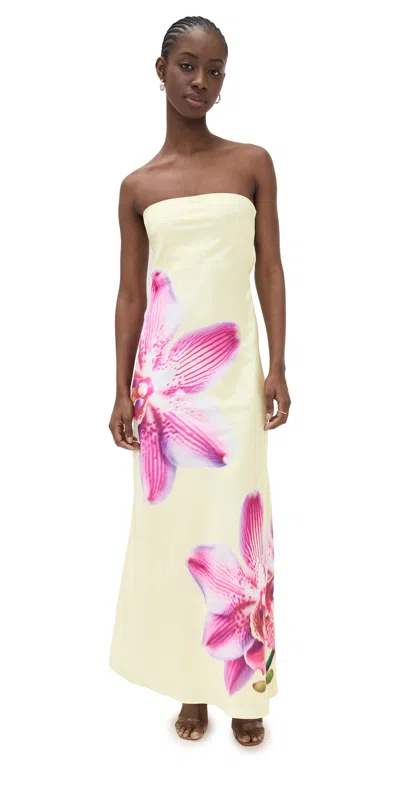 Runaway The Label Celeste Maxi Dress Orchid Yellow