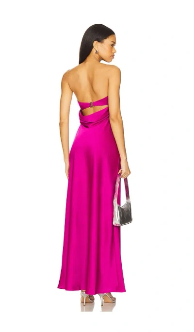 Runaway The Label Celeste Maxi Dress In Purple