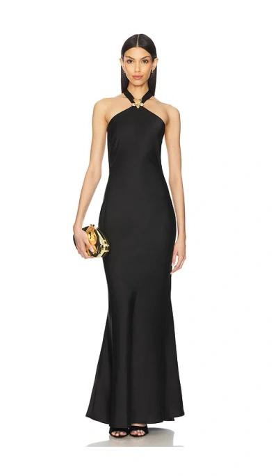 Runaway The Label Chara Maxi Dress In Black