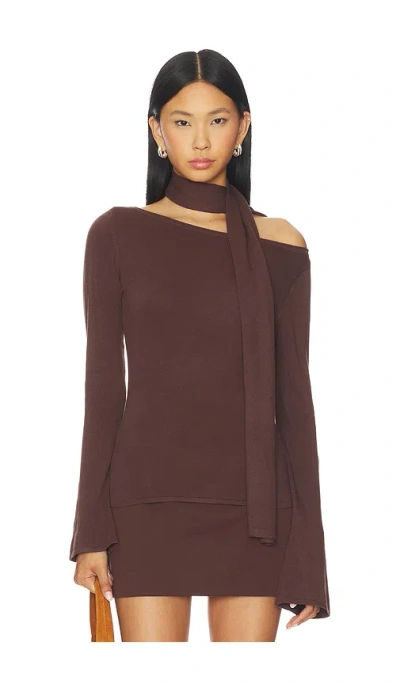 Runaway The Label Cruisa Top In Brown