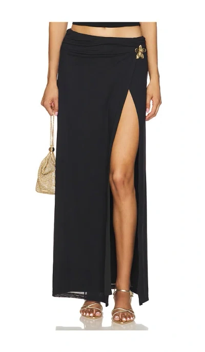 Runaway The Label Farley Maxi Skirt In Black