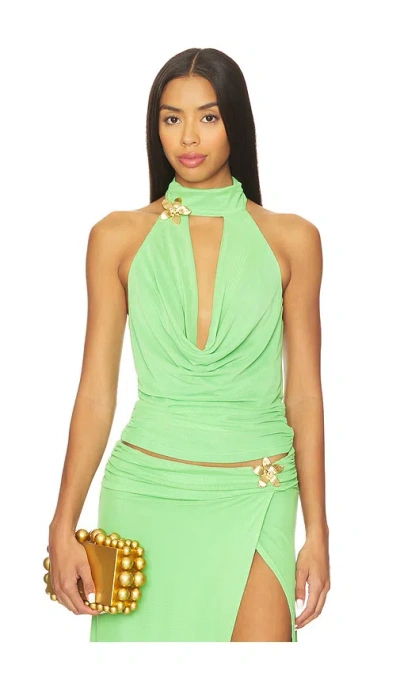 Runaway The Label Farley Top In Green