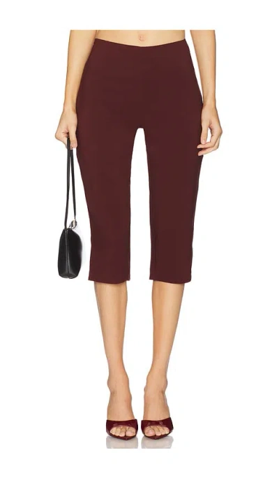 Runaway The Label Gisele Capri Pants In Brown