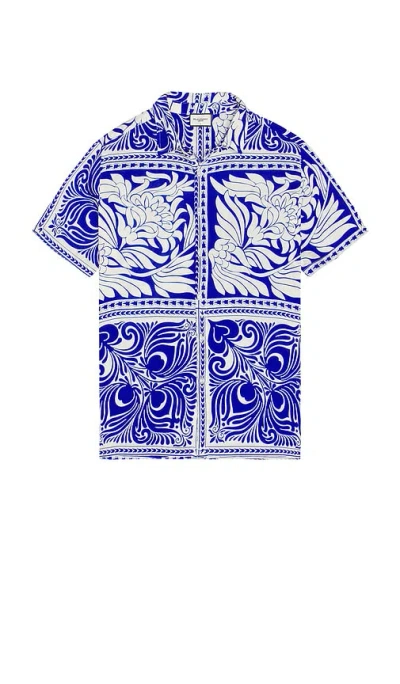 Runaway The Label Havanna Shirt In Blue