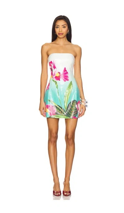 Runaway The Label Ibiza Mini Dress In Multi