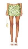 Runaway The Label Idalia Mini Skirt In Green
