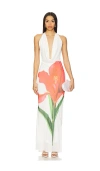Runaway The Label Jasmina Maxi Dress In White