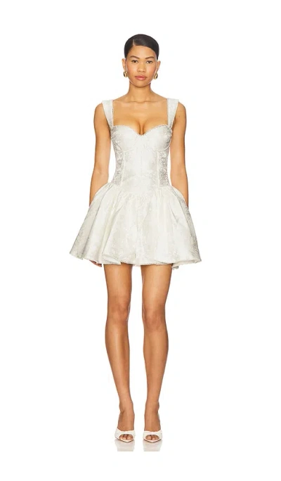Runaway The Label Joelle Mini Dress In White