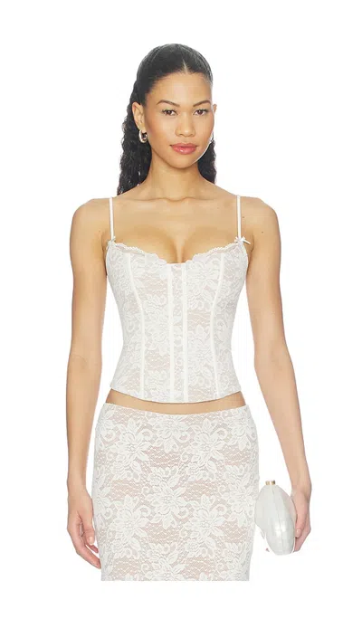 Runaway The Label Kiani Lace Bustier In White