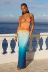 Runaway The Label Kleo Maxi Dress - Pina Colada Ombre
