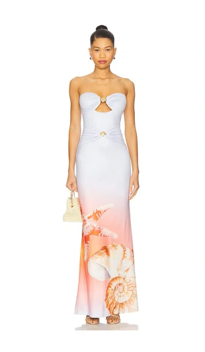 Runaway The Label Kleo Maxi Dress In White