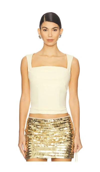 Runaway The Label Kody Top In Neutral