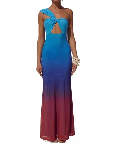 Runaway The Label Kyree Maxi Dress In Blue Ombre