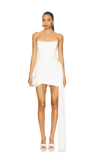 Runaway The Label Lacey Mini Dress In White