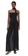 Runaway The Label Lillie Corset Maxi Dress In Black