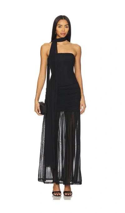 RUNAWAY THE LABEL LILLIE CORSET MAXI DRESS