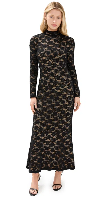 Runaway The Label Maeya Maxi Dress Black