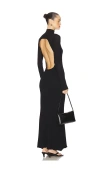 Runaway The Label Martina Knit Maxi Dress In Black