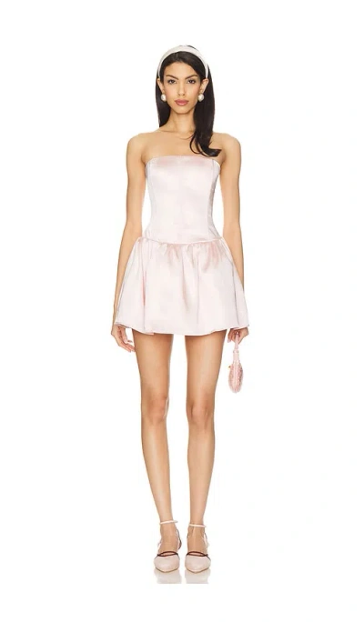 Runaway The Label Matiya Mini Dress In Soft Pink