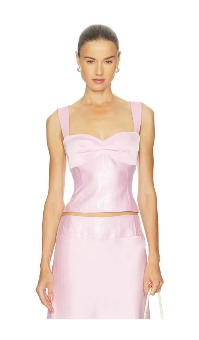 Runaway The Label Medina Top In Pink