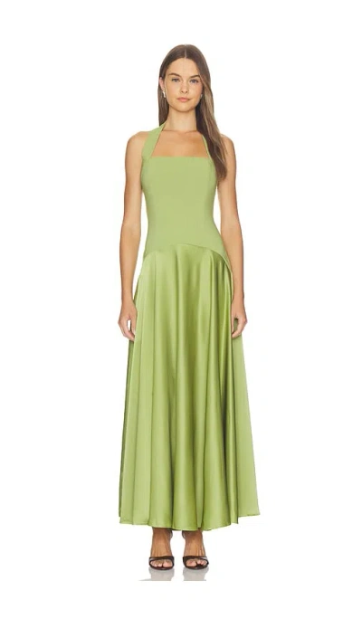 Runaway The Label Odina Square Neck Maxi Dress In Multi