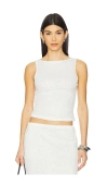 Runaway The Label Orlean Top In 白色