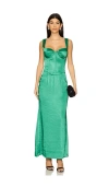 Runaway The Label Maxikleid Oura In Green