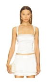 Runaway The Label Pammi Top In Ivory