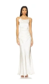 Runaway The Label Pianni Maxi Dress In Ivory