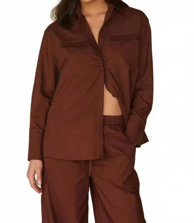 Runaway The Label Piccilo Shirt In Brown