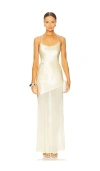 Runaway The Label Samani Maxi Dress Lemon In 柠檬色