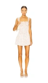 Runaway The Label Santori Mini Dress In Red Polka
