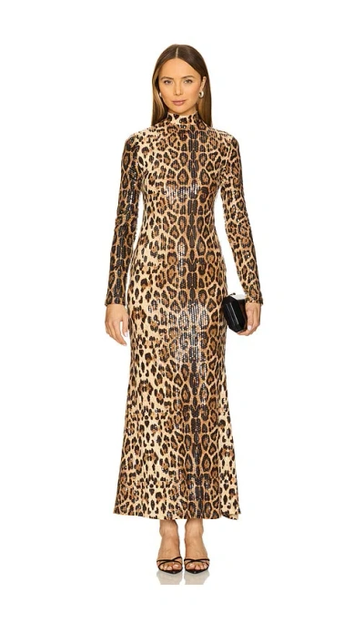 Runaway The Label Maxikleid Saylor In Brown