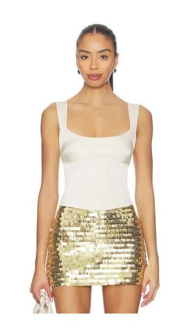 Runaway The Label Sindy Bustier In Gold