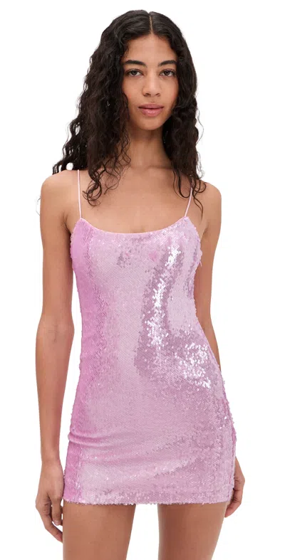 Runaway The Label Sindy Sequin Mini Dress Musk In Pink