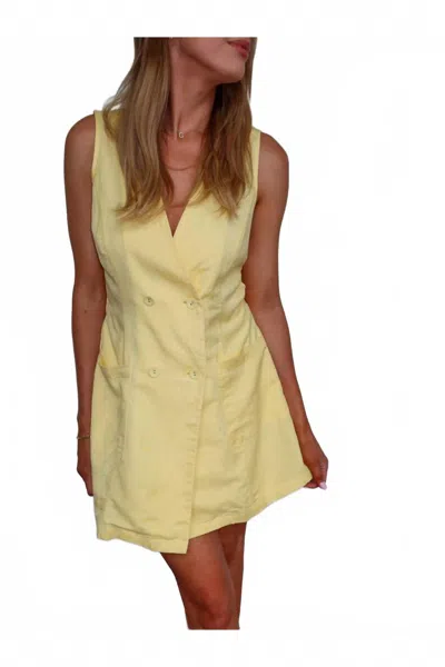 Runaway The Label Siren Coast Romper In Yellow