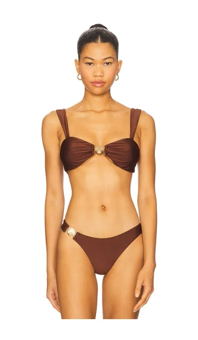 Runaway The Label Tahiti Top In Brown