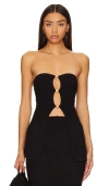 Runaway The Label Taya Top In Black