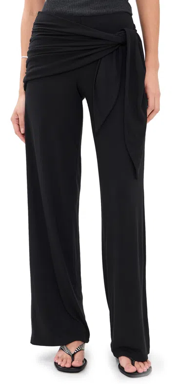 Runaway The Label Tolani Side Tie Pants Black