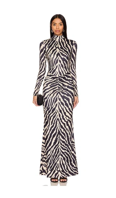 Runaway The Label Maxikleid Willem In Black,white