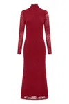 Runaway The Label Reya Maxi Dress In Red