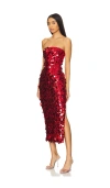 Runaway The Label X Revolve Gabourne Dress In Red