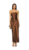 Runaway The Label Kleid Kristine In Chocolate