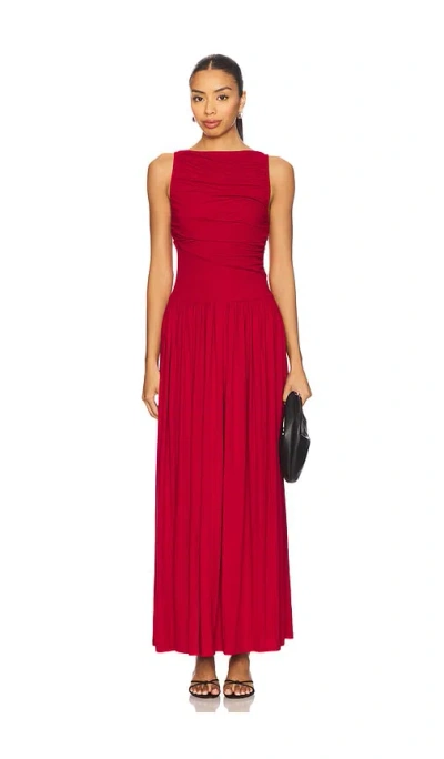 Runaway The Label X Revolve Nalla Maxi Dress In Red
