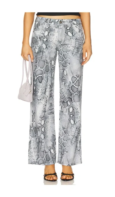 Runaway The Label Zavier Straight Leg Jeans In Blue