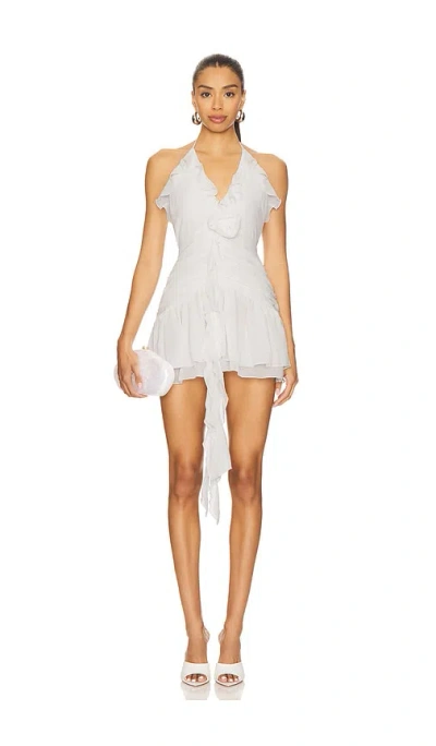 Runaway The Label Zelie Mini Dress In White