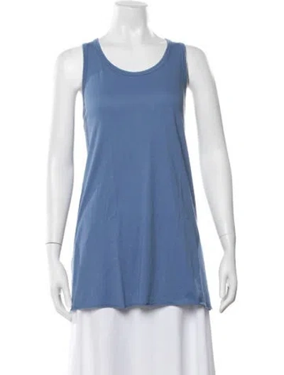 Pre-owned Rundholz Black Label Crew Neck Sleeveless Top In Blue