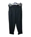 Rundholz Black Label Elastic Waist Casual Pants In Black