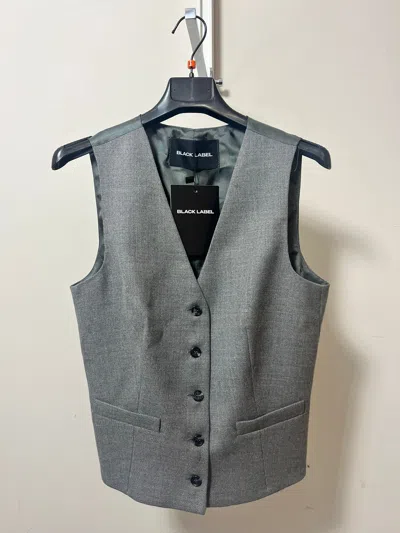 Rundholz Black Label Logo Vest In Gray